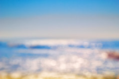 色彩斑斓的夏天海滩散景水平背景