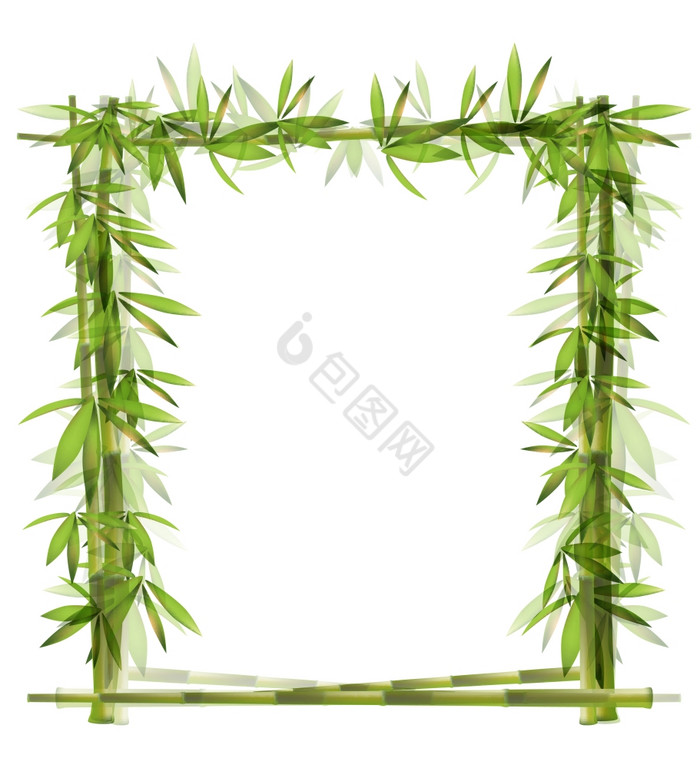 竹子框架图片