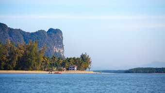 热带海滩安达曼海海岸泰国