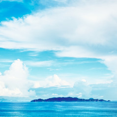 安达曼海泰国景观阳光明媚的一天