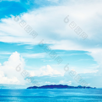 安达曼海泰国景观阳光明媚的一天