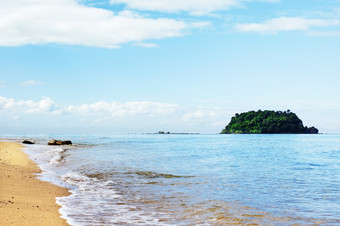 热带海滩Koh千安达曼海泰国