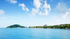 热带海滩安达曼海海岸泰国