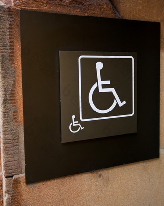 轮椅残疾标志轮椅残疾标志建筑