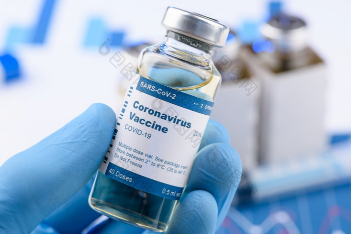 冠状病毒新冠病毒疫苗多剂量瓶研究试验概念