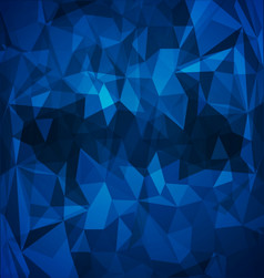 摘要黑暗蓝色的多边形背景与覆盖光效果为移动而且网络设计