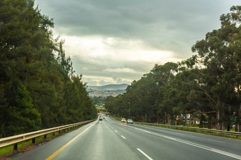 高速公路切割通过的<strong>风景</strong>如画的<strong>风景</strong>的西方角地区南<strong>非洲</strong>