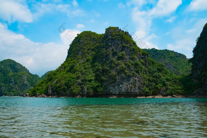 山岛屿向湾越南东南亚洲