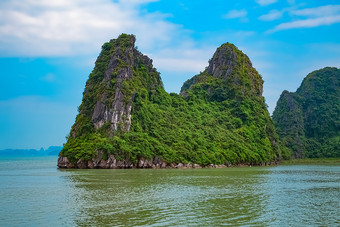 景观向湾与山岛屿越南<strong>东南亚</strong>洲