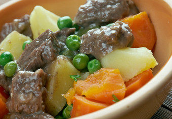 游说团体传统的牛肉而且土豆炖肉肉汤从特伦特河畔斯托克