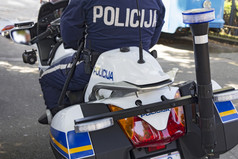 克罗地亚警察摩托车