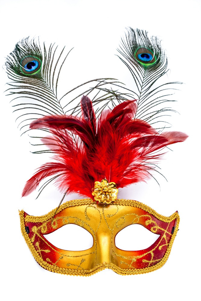 色彩斑斓的狂欢节面具狂欢节面具图片