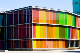利昂spain-sep外观musac当代艺术博物馆卡斯蒂利亚利昂当代建筑打开视图色彩斑斓的外观9月利昂西班牙musac当代艺术博物馆卡斯蒂利亚利昂
