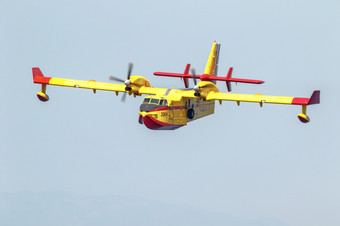 莫曲尔格拉纳达spain-jun水上飞机飞机cl -采取部分展览的航展上莫曲尔6月莫曲尔格拉纳达西班牙水上飞机飞机cl -