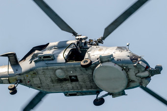 莫曲尔格拉纳达spain-jun直升机sh-b海鹰采取部分展览的国际航展上莫曲尔俊莫曲尔格拉纳达西班牙直升机sh-b海鹰