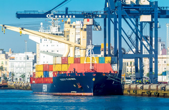 加的斯西班牙俊货物船外企弗拉基米尔•mediterranea下载的港加的斯俊加的斯西班牙货物船外企弗拉基米尔•