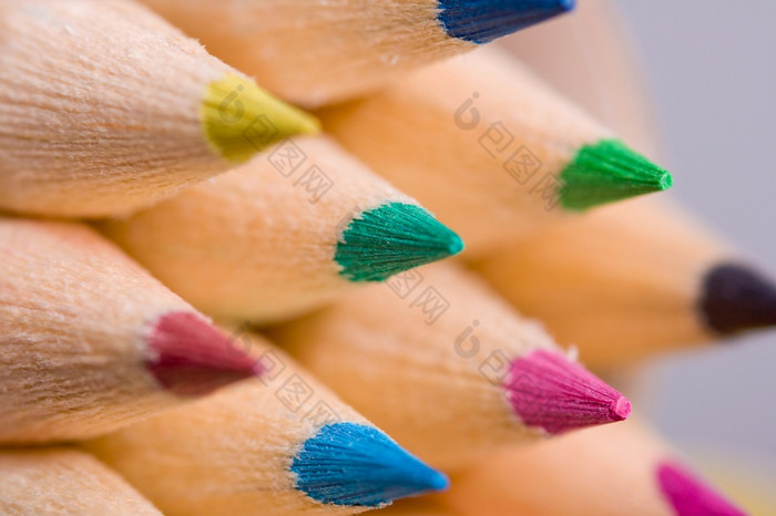 作文铅笔木各种颜色颜色铅笔