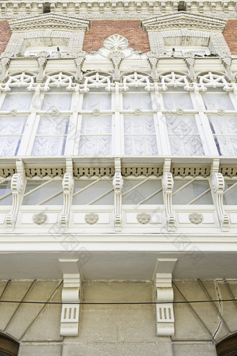 老维多利亚时代阳台细节老阳台装饰老调用西班牙