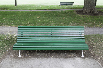 板凳上坐的公园细节座位放松和放松放松自然