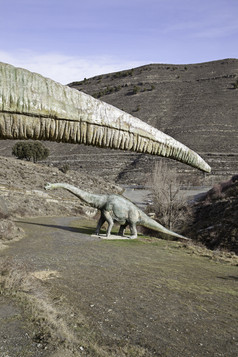 罕见的恐龙细节古老的已经灭绝的动物食肉动物