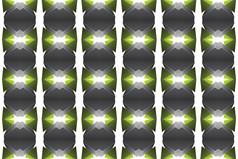 无缝的几何模式使用梯度绿色黑色的灰色和白色颜色