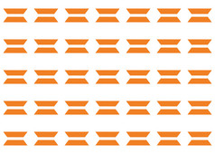 无缝的几何模式设计插图橙色和白色颜色