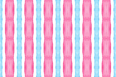 水彩无缝的几何模式设计插图背景纹理蓝色的粉红色的和白色颜色