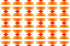 无缝的几何模式设计插图背景纹理使用梯度橙色红色的和白色颜色