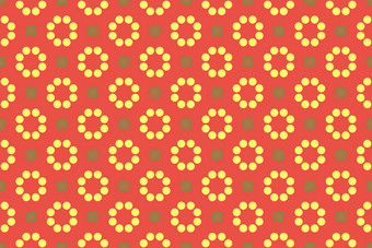 无缝的几何模式设计插图背景纹理使用梯度红色的棕色（的）和黄色的颜色