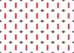 无缝的几何模式设计插图背景纹理红色的黑色的和白色颜色