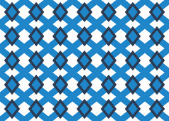 无缝的几何模式设计插图背景纹理蓝色的和白色颜色