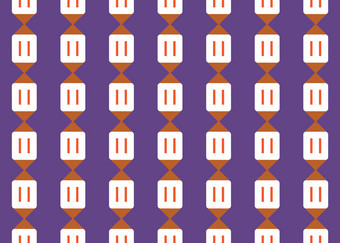 无缝的几何模式设计插图背景纹理紫色的棕色（的）橙色和白色颜色
