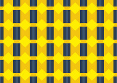 无缝的几何模式设计插图背景纹理蓝色的和黄色的颜色