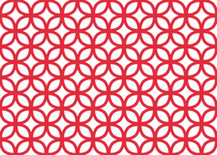 无缝的几何模式设计插图背景纹理红色的和白色颜色