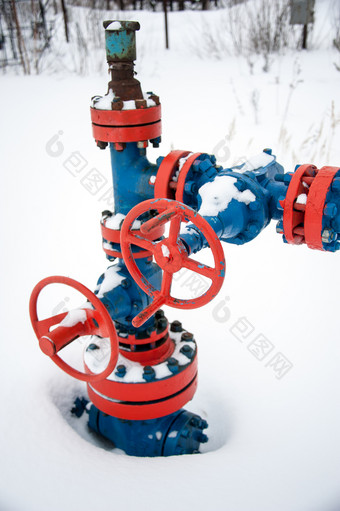 生产井口与阀电枢石油气体行业石油主题