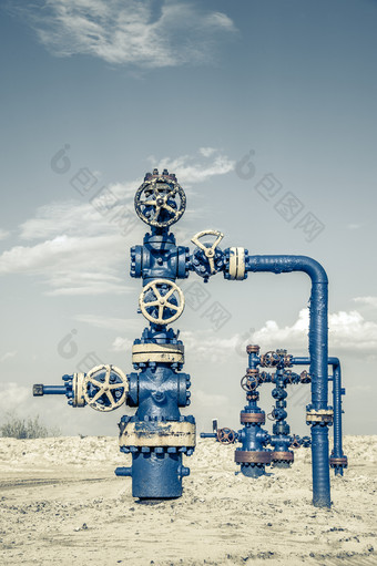 生产井口与阀电枢石油气体行业石油主题健美的