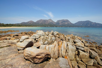 Freycinet国家公园塔斯马尼亚澳大利亚