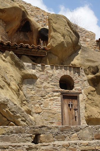 洞穴修道院大卫加雷吉卡赫季乔治亚州欧洲