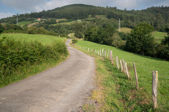 <strong>道路</strong>圣地亚哥小道之间的程度和客厅阿斯图里亚斯西班牙