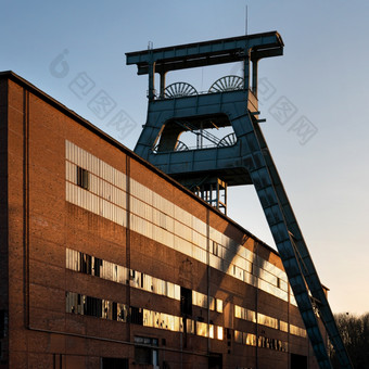 埃瓦尔德坑工业遗产鲁尔大都市此处德国