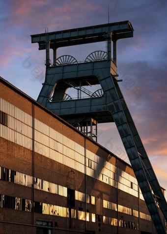 埃瓦尔德坑工业遗产鲁尔大都市此处德国