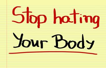 停止讨厌你的身体概念