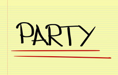 聚会，派对概念