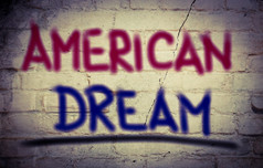 美国梦想概念