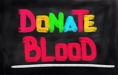 血捐赠概念