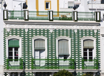 绿色西班牙语阳台绿色西班牙语阳台村安达卢西亚