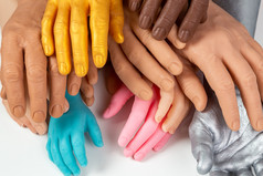 硅胶假体手不同的颜色和大小医学briht植入物为人