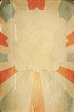 复古的马戏团风格海报模板阳光背景与空间为你的文本复古的马戏团风格海报模板阳光背景
