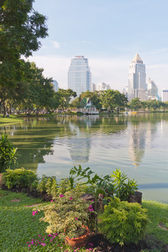 湖伦披尼公园曼谷泰国