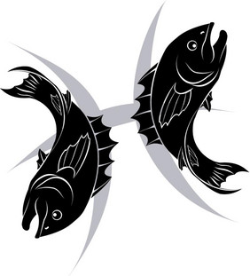 双鱼座星座星座占星术标志插图双鱼座的鱼星